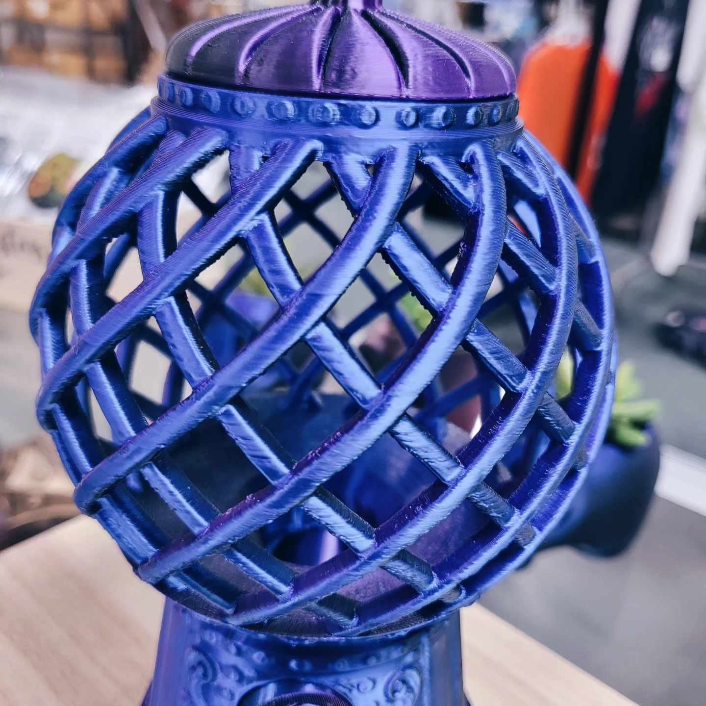 3D Printed Gumball Machine Dice Tower - Your Choice of Color, Functional, Perfect Gift for D&D Enthusiasts